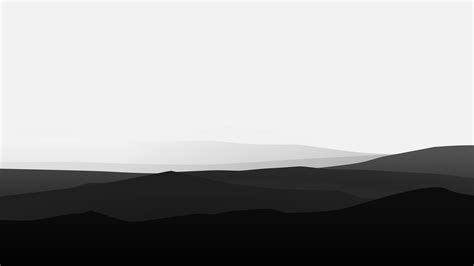 Minimalist Mountains Black And White, HD Artist, 4k Wallpapers, Images, Backgrounds, Photos and ...