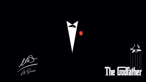 Godfather Hand Logo Wallpaper In White