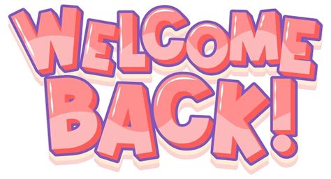 Welcome Back Sign Printable