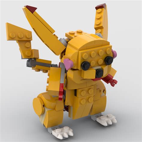 LEGO MOC 31112 - Pikachu by Verick | Rebrickable - Build with LEGO