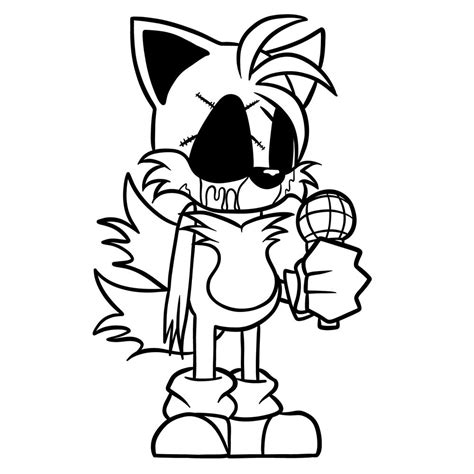 How to Draw Soul Tails: Bringing the Vs. Sonic.Exe FNF Mod Character to Life