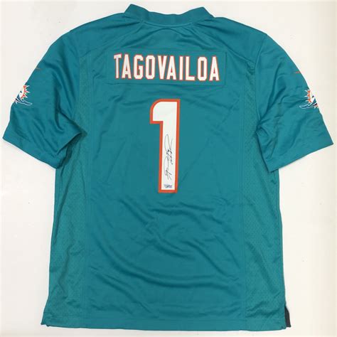 Tua Tagovailoa Signed Dolphins Jersey (Fanatics) | Pristine Auction