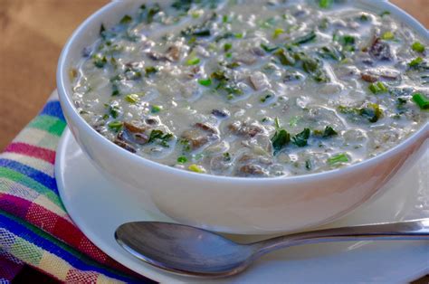 Wild Creamy Mushroom Soup - Real Healthy Recipes