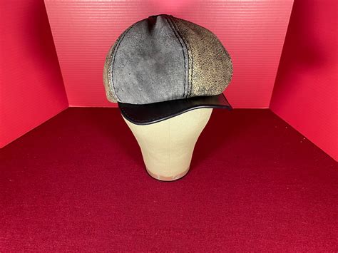 Leather Newsboy Hat - Etsy