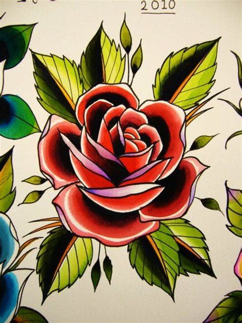 1000+ ideas about Traditional Rose Tattoos on Pinterest | Rose tattoos, Tattoos and Tattoo flash