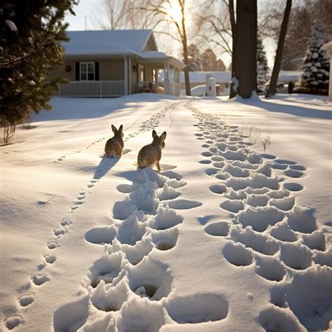 Premium Photo | A Glimpse of Wilderness Capturing Animal Tracks in Suburbia