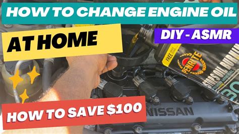 How to Change Engine oil at your home-DIY. Beginners Guide. Engine oil change (ASMR) - YouTube