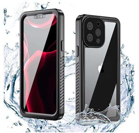 Waterproof iPhone 13 Pro Max Case with Built in Screen Protector IP68 – lvmous