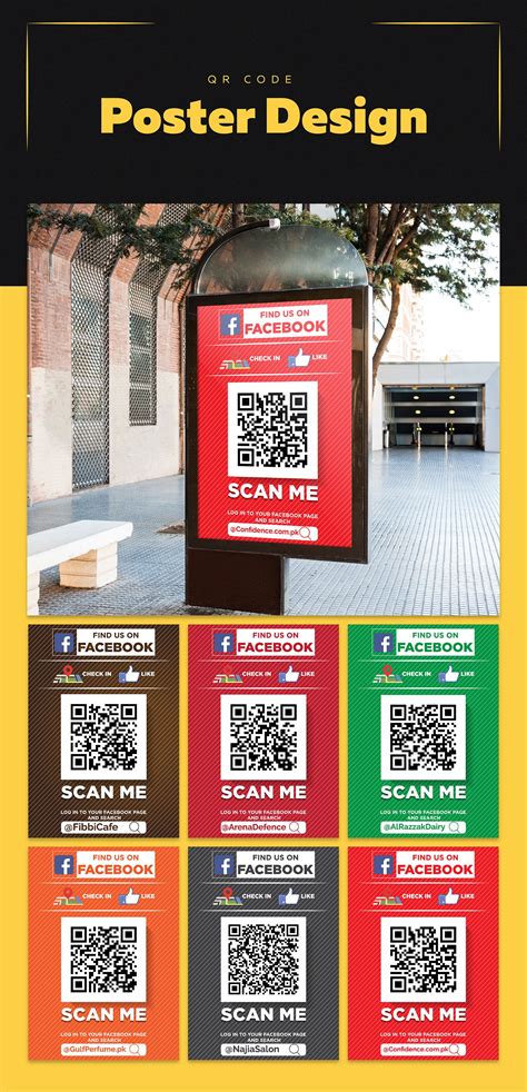 QR Code Poster Design | Poster design, Qr code, Graphic design brochure