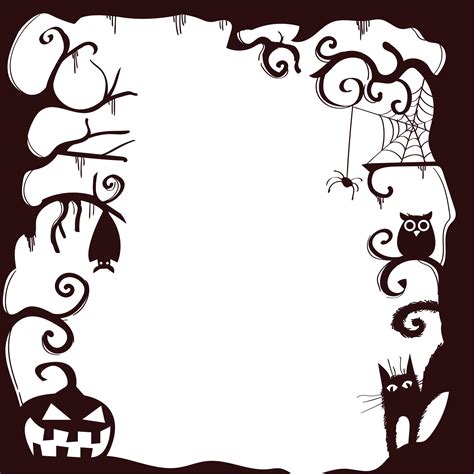 Halloween Border Clip Art | Halloween borders, Halloween frames, Clip art borders