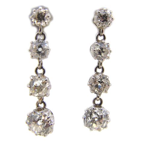 Antique Diamond Drop Earrings | A.R. Ullmann