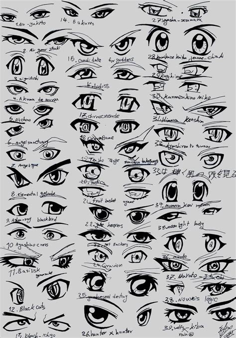 Male Anime Eyes Reference | Wallpaper Site