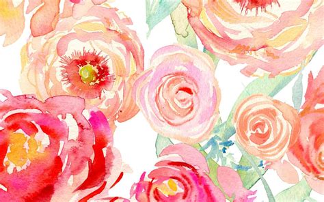 Watercolor Pattern Wallpaper at PaintingValley.com | Explore collection of Watercolor Pattern ...