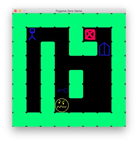 9. Tutorial: Maze game — Coding Games With Pygame Zero & Python documentation