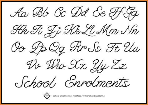 Cursive Alphabets A To Z A Z Cursive Lettering For 1CF | Perseverancia, Caligrafía