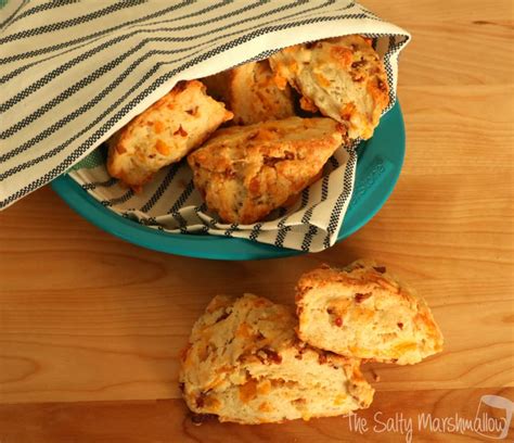 Savory Bacon Cheese Scones - The Salty Marshmallow