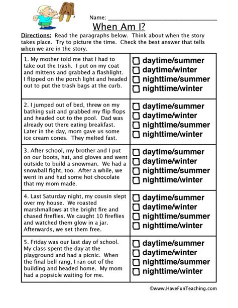 Inference Worksheets - Have Fun Teaching | Free reading comprehension worksheets, Have fun ...