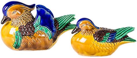 Mandarin ducks, symbols of love and fidelity, best placed in south west corners of your home for ...