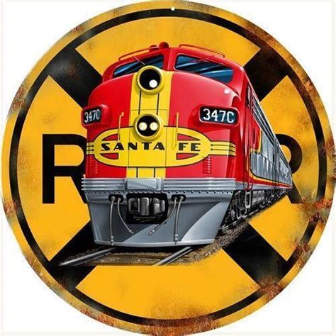 Vintage Railroad Crossing Sign | eBay