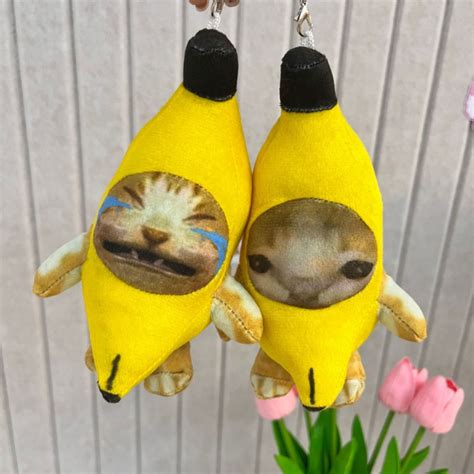 Meme Plush Cat in Banana Costume | Alwaysplushie