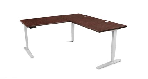 Custom L-Shaped Laminate Desk | UPLIFT Desk