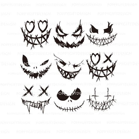 Scary Clown Svg, Eyes Clipart Bundle, Halloween,horror PNG, Jpg, EPS, Svg Files for Cricut ...