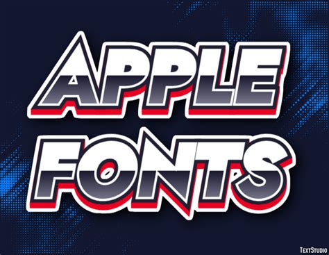 Apple Fonts Text Effect and Logo Design Font