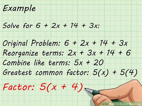 How to Factor Binomials (with Pictures) - wikiHow