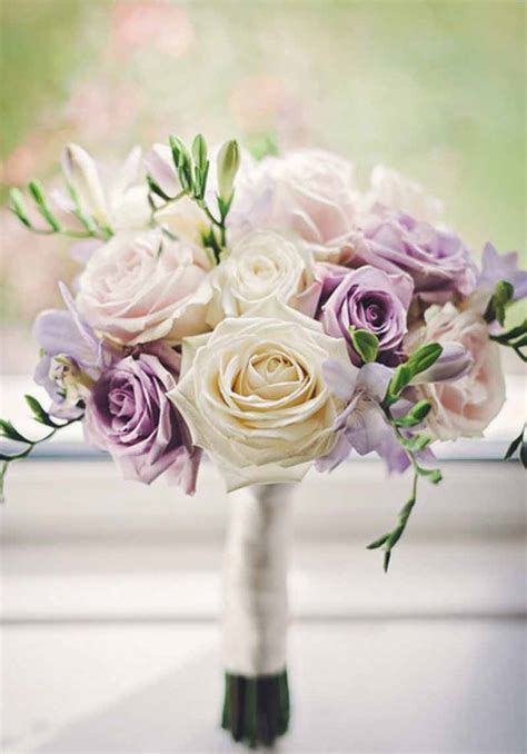 lilac rose wedding bouquets – Passion for Flowers