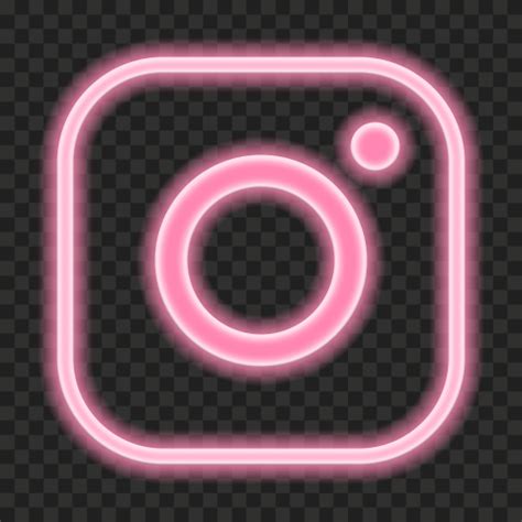 HD Aesthetic Neon Instagram Logo Icon PNG | Citypng