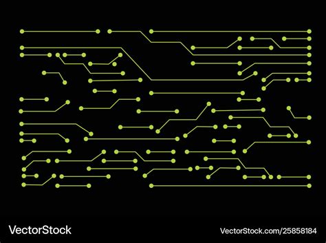 Design microchip background computer electronic Vector Image