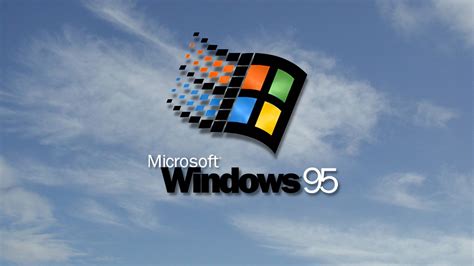 Windows 95 Wallpaper Logo