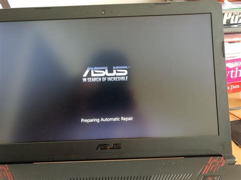 Laptop Asus Preparing Automatic Repair - duta Teknologi