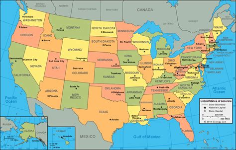 map of america with us states and their capitals labeled : r/notinteresting