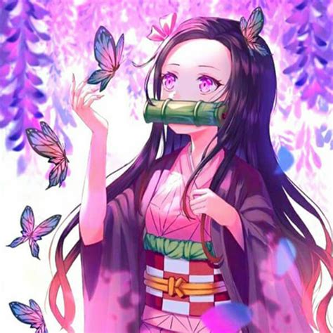 Ảnh Nezuko vui vẻ - AnhAnime.Com