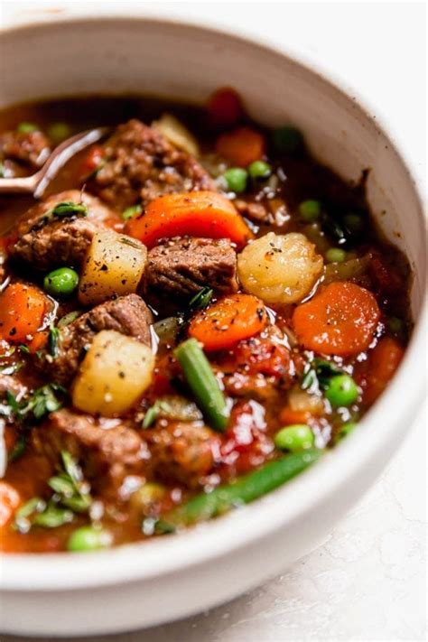 Instant Pot Vegetable Beef Soup - The Real Food Dietitians