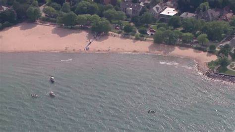 Search called off at Evanston beach after crews find no credible evidence of missing swimmer ...