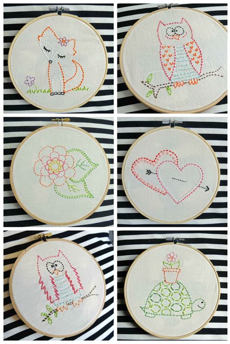 15+ Easy Embroidery Designs For Beginners - pilar-rubio