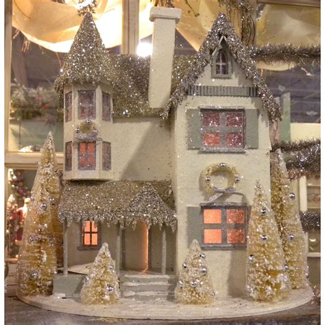 Vintage Christmas Village Houses