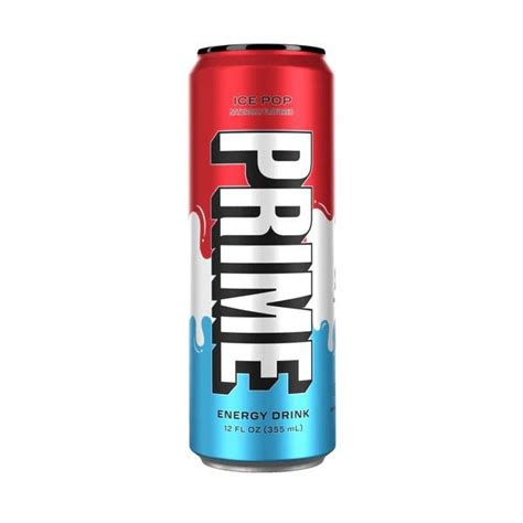 Prime Energy By Logan Paul x KSI- Ice Pop 355ml - Candy Mail UK