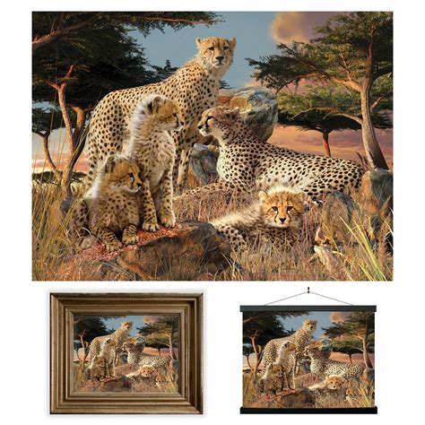 Cheetah Habitat Diorama