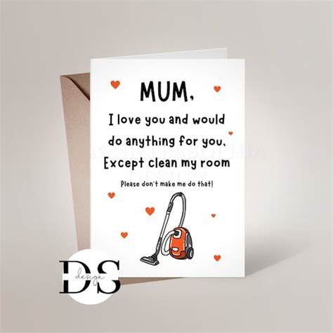 Funny Birthday Card For Mom