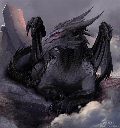 Beautiful black dragon ️ | Dragon art, Dragon pictures, Fantasy dragon