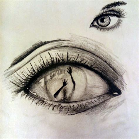 Resultado de imagen de drawing ideas tumblr | Art | Sad drawings, Eye drawing tutorials, Pencil ...