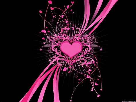 Touch My Heart: 25 Beautiful pink heart wallpapers