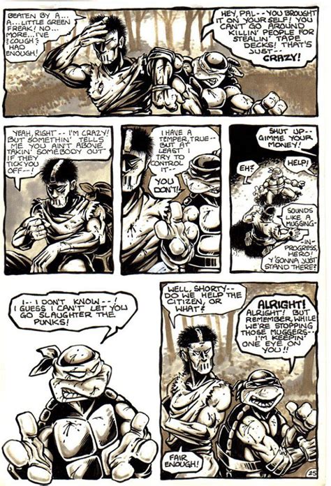 TMNT Raphael, page 25 RAPHAEL - #1 in a One Issue Micro series published by Mirage 1985 Stunning ...