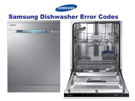 Samsung Dishwasher Error Codes (How To Solve Them)