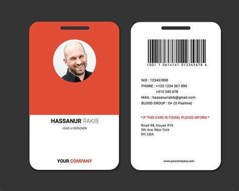 Custom ID Badge, Design Your Own Id Card, Plastic Badge, Office Badge, Customized Office Id Card ...