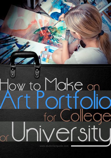 How to make an awesome art portfolio for college or university