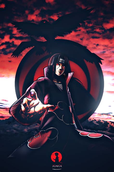 Itachi Uchiha wallpaper edited by @3dnox.art on instagram | Itachi, Anime photo profile dark ...